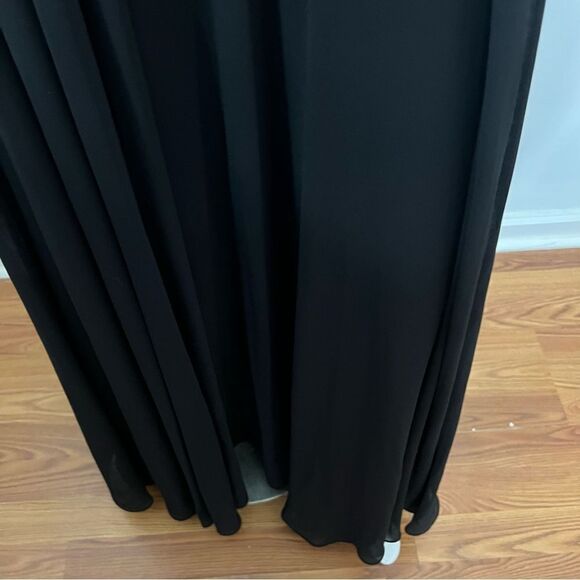 NWT Gianni Bini Black Mesh Crystal Studded Bodice Maxi Dress -- 1 - Picture 8 of 12